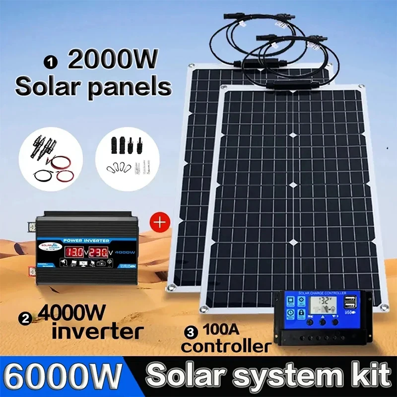 Grid Tie Inverter Limiter 2000W - Kit Surya All-in-One 2000W | Inverter
