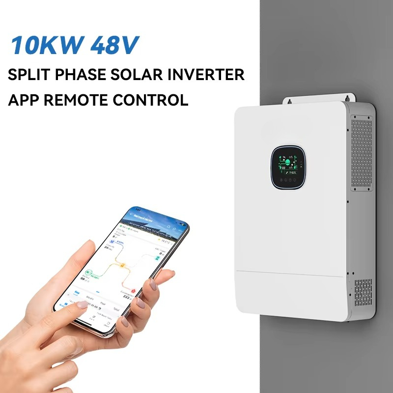 Split Phase Inverter 10Kw 110V 220V - Inverter Surya Hibrida Off Grid 110V