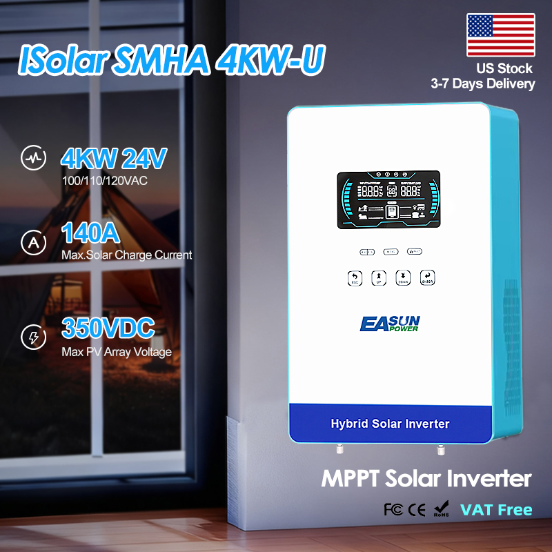 Grid Tie Inverter Limiter 2000W - EASUN POWER 4000W 120V Inverter Tenaga
