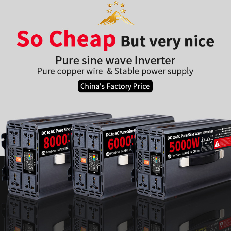 Pure Sine Wave Inverter 5000W 48V 220V - Inverter Gelombang Sinus Murni Off Grid
