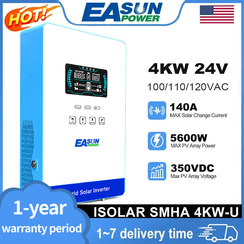 Grid Tie Inverter Limiter 2000W - EASUN POWER 4000W 110V Inverter Hybrid