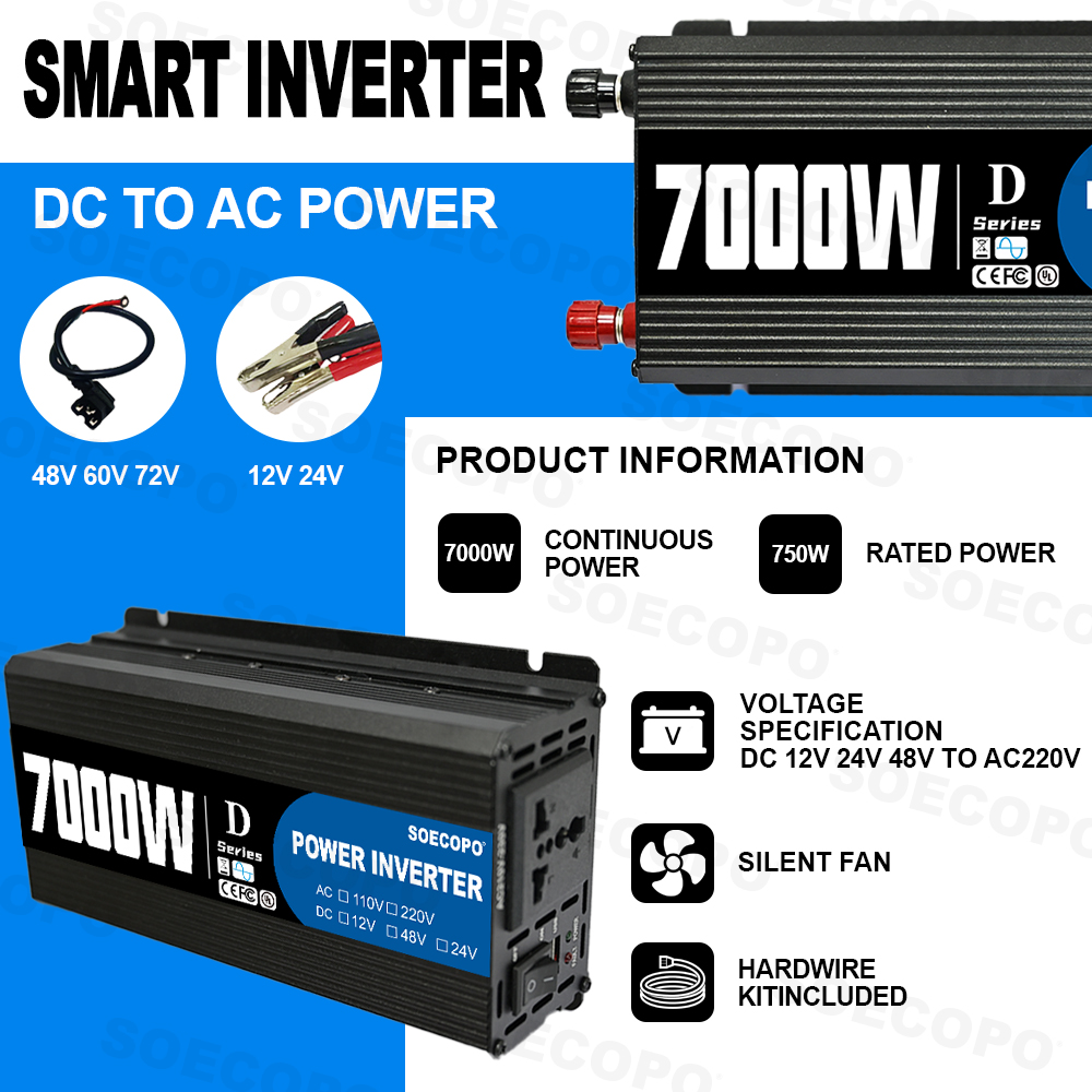 Inverter Mobil 6000W-10000W DC - Off Grid Solar Inverter 48V 6000W ulasan dan harga