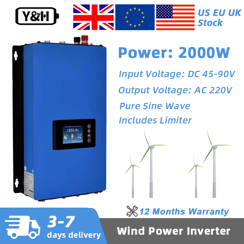 Y&H 2000W MPPT Inverter Tenaga - Grid Tie Inverter Limiter 2000W ulasan dan harga