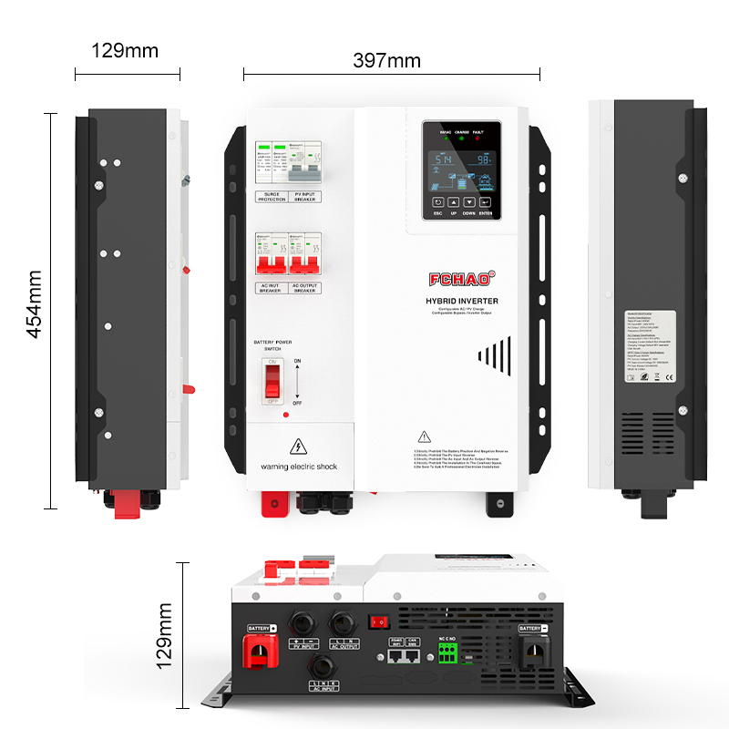Inverter Hybrid Tenaga Surya F - Hybrid Solar Inverter 5.5Kw Mppt 48V ulasan dan harga