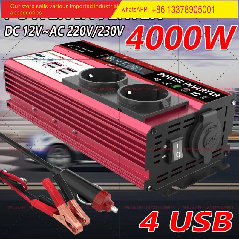 Inverter Daya Puncak 12V Ke 22 - Power Inverter 12V 220V 4000W Continuous ulasan dan harga