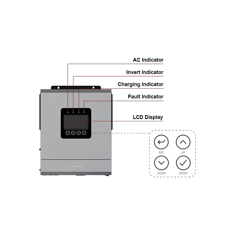 Inverter Surya MPPT Off-Grid 5 - Off Grid Solar Inverter 48V 6000W ulasan dan harga