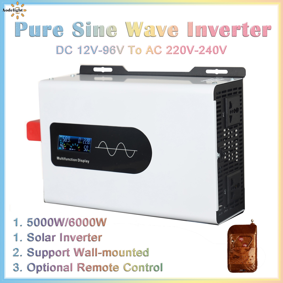 Inverter gelombang sinus murni - Pure Sine Wave Inverter 5000W 48V 220V ulasan dan harga