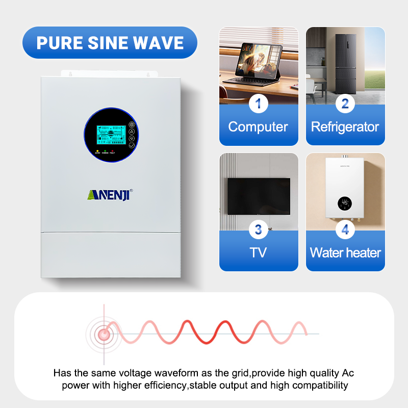ANENJI Inverter Surya Hybrid S - Off Grid Solar Inverter 48V 6000W ulasan dan harga