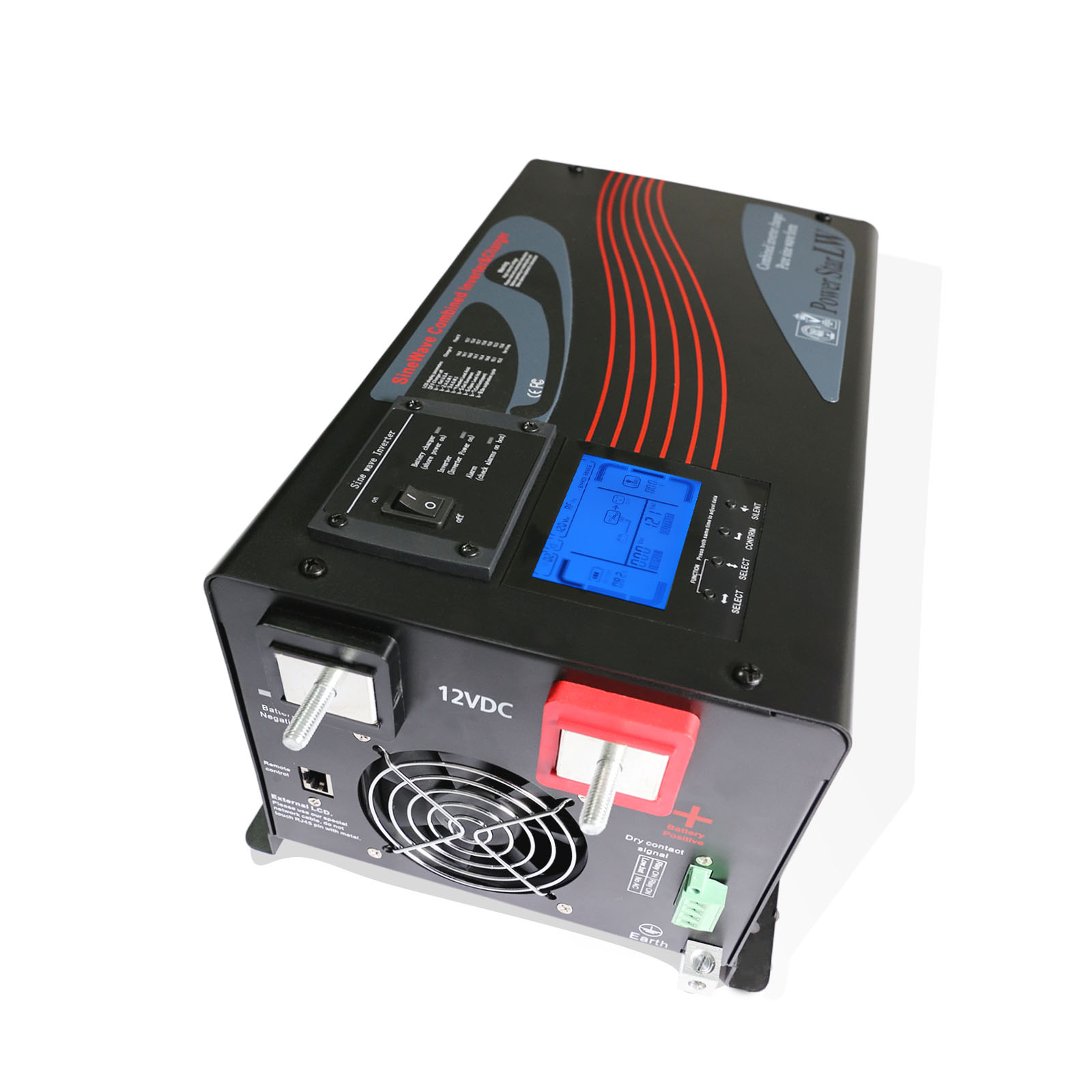 Inverter Surya Hibrida Frekuen - Off Grid Solar Inverter 48V 6000W ulasan dan harga