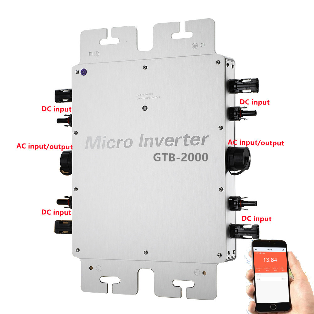 Inverter mikro 2000W, 2400W 28 - Grid Tie Inverter Limiter 2000W ulasan dan harga