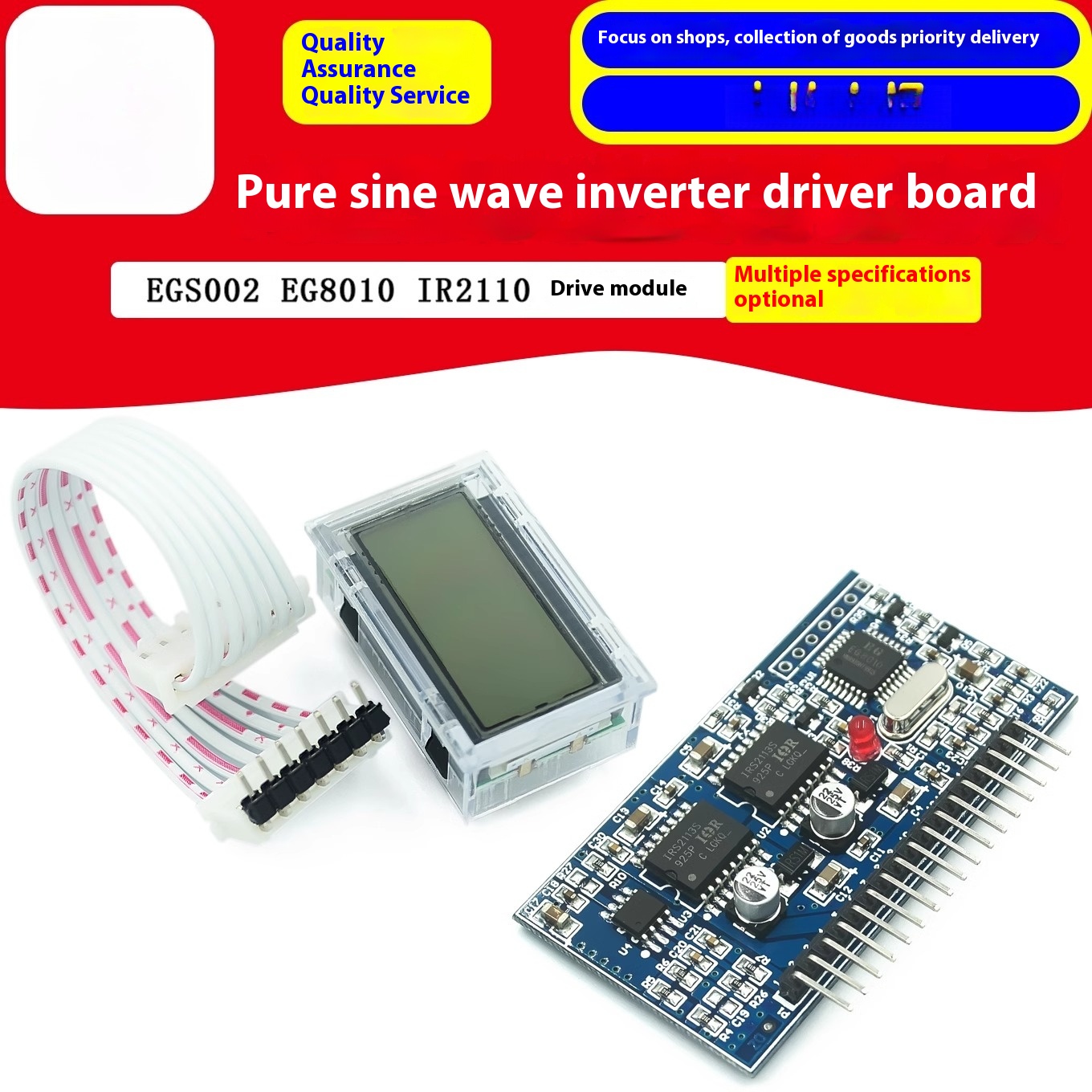 Papan Driver Inverter Gelomban - Egs002 Pure Sine Wave Inverter Driver Board ulasan dan harga