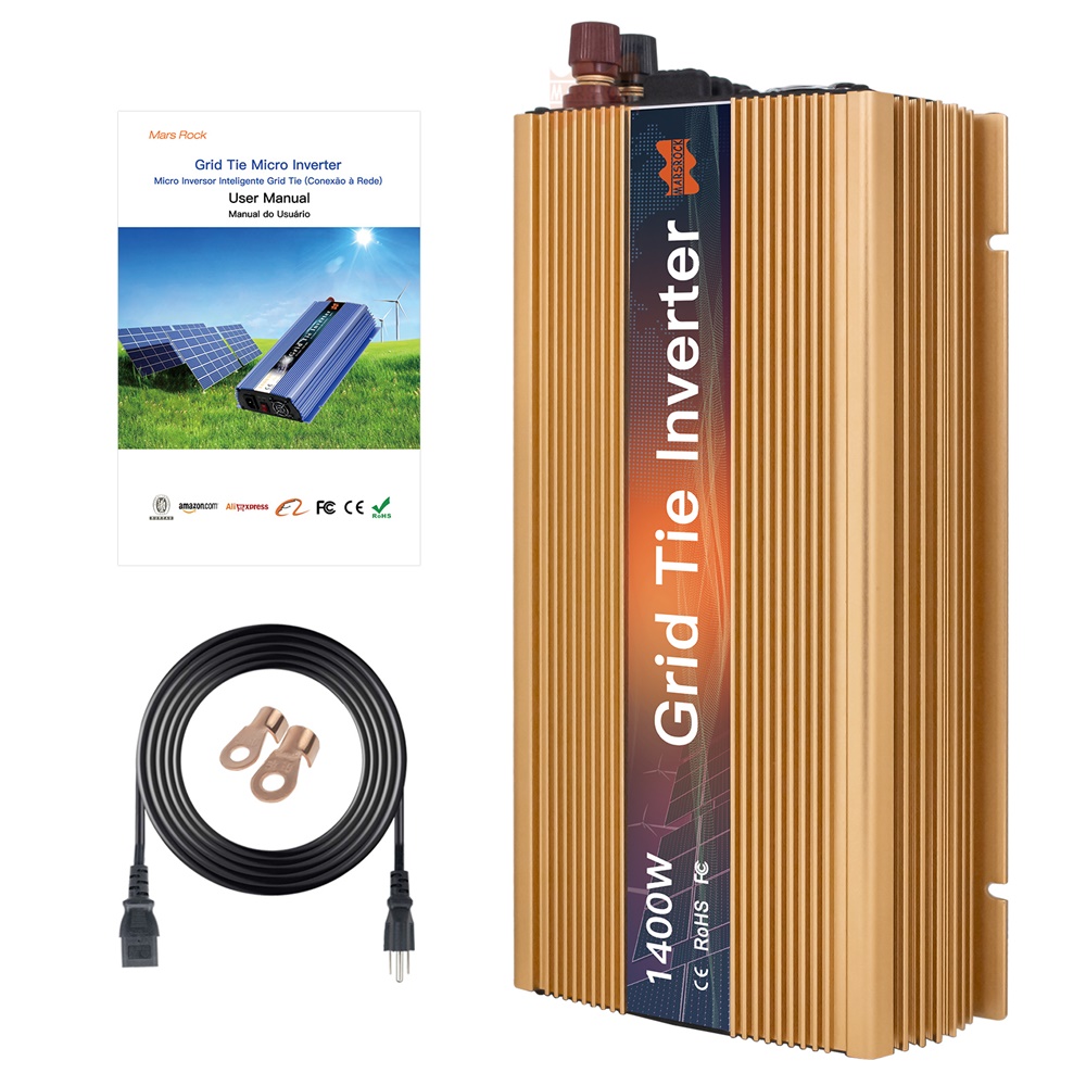 1400W 10.5 - 50VDC Ke AC90 - 1 - Micro Inverter 1400W Solar Grid Tie ulasan dan harga