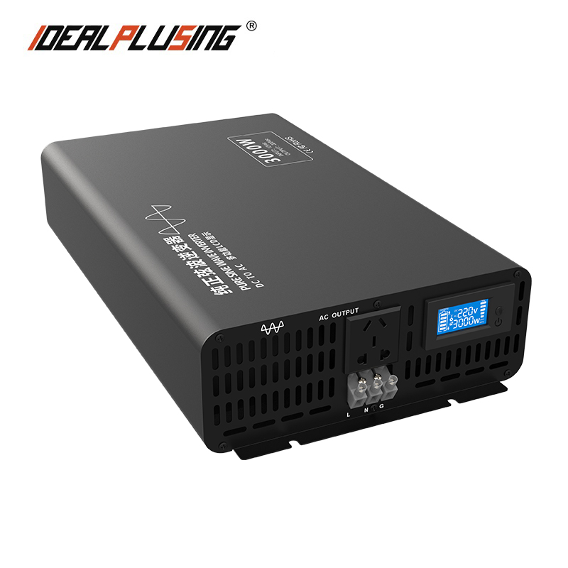 Kekuatan Nyata Dc Ke Ac 12V 24 - Inverter Pure Sine Wave 60Hz 120V 3000W ulasan dan harga